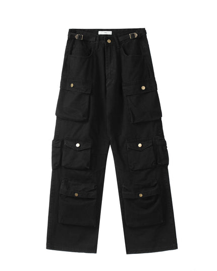 Three-dimensional Patch Pocket Design Multi-pocket Cargo Pants