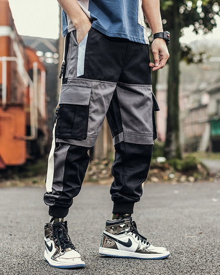 Pocket Contrast Cargo Pants