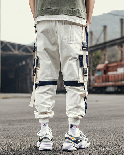 Pocket Contrast Cargo Pants