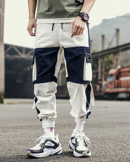 Pocket Contrast Cargo Pants