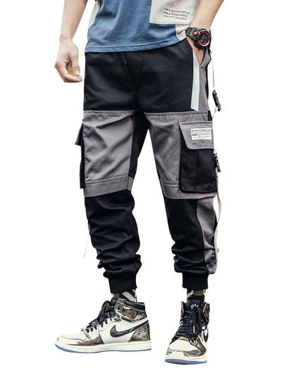 Pocket Contrast Cargo Pants