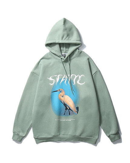 Thick hooded sweatshirt hip-hop rap sweatshirt