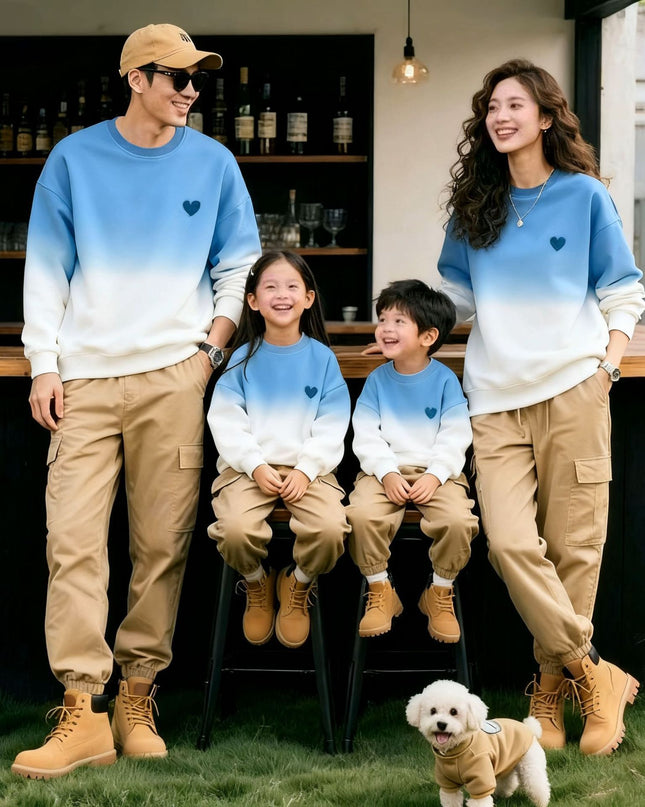Fall Co-ord Sweatshirts For Parents And Kids