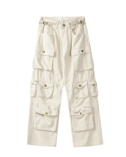 Three-dimensional Patch Pocket Design Multi-pocket Cargo Pants